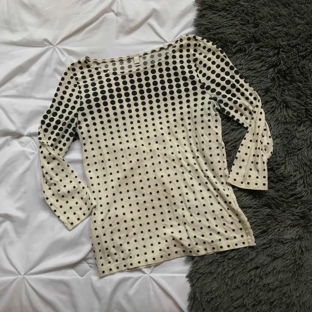 🌟J. CREW GRADIENT DOTTED TOP🌟